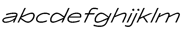 Lyyra Expanded Light Italic FONT