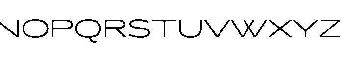 Lyyra Expanded Light Font UPPERCASE