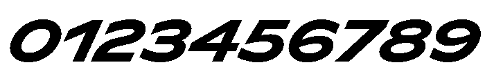 Lyyra Extended Black Italic Font OTHER CHARS