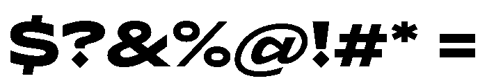 Lyyra Extended Black Font OTHER CHARS