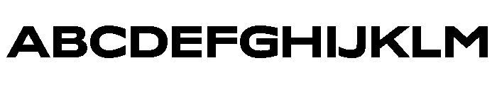 Lyyra Extended Black Font UPPERCASE