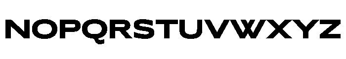 Lyyra Extended Black Font UPPERCASE