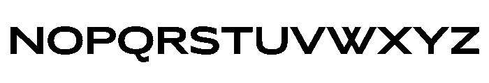 Lyyra Extended Bold Font UPPERCASE