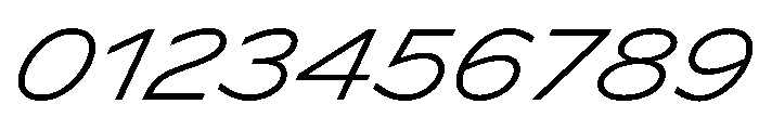 Lyyra Extended Light Italic Font OTHER CHARS