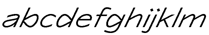 Lyyra Extended Light Italic FONT