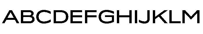 Lyyra Extended Medium Font UPPERCASE