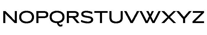 Lyyra Extended Medium Font UPPERCASE
