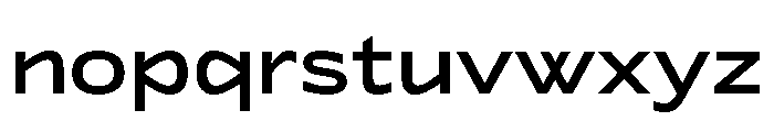 Lyyra Extended Medium Font LOWERCASE