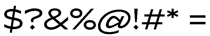 Lyyra Extended Regular Font OTHER CHARS