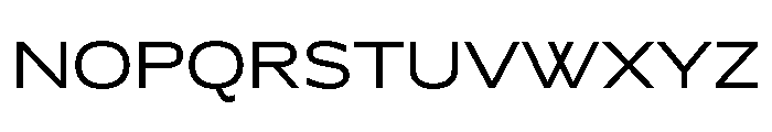 Lyyra Extended Regular Font UPPERCASE