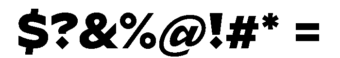 Lyyra Standard Black Font OTHER CHARS