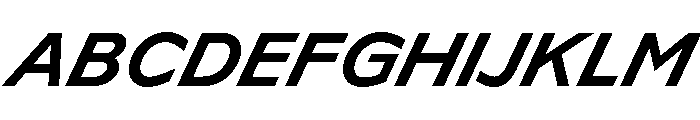 Lyyra Standard Bold Italic Font UPPERCASE