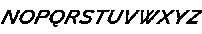 Lyyra Standard Bold Italic Font UPPERCASE