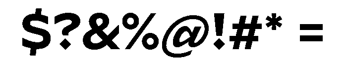 Lyyra Standard Bold Font OTHER CHARS