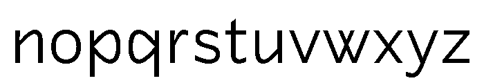 Lyyra Standard Light Font LOWERCASE