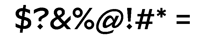 Lyyra Standard Medium Font OTHER CHARS
