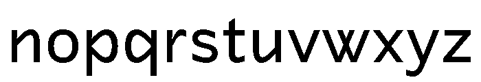 Lyyra Standard Regular Font LOWERCASE