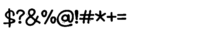 Lzaye Font OTHER CHARS