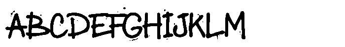 Lzaye Font UPPERCASE