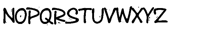 Lzaye Font UPPERCASE