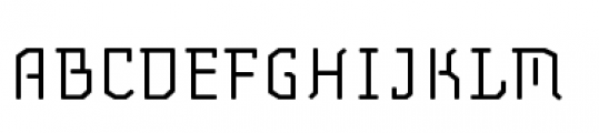 M Font UPPERCASE