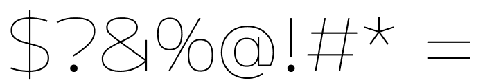 M PLUS U Thin Font OTHER CHARS