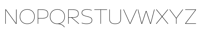M PLUS U Thin Font UPPERCASE