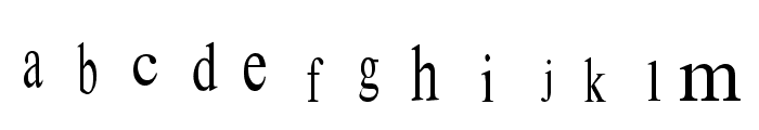 m. fatchul afandi serif Font LOWERCASE