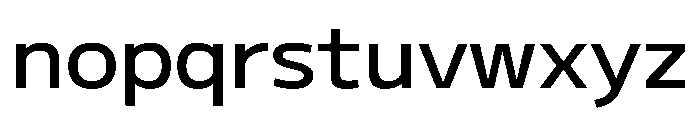 M PLUS U 500 Font LOWERCASE