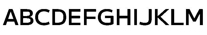 M PLUS U 600 Font UPPERCASE