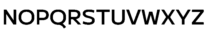 M PLUS U 600 Font UPPERCASE
