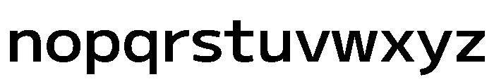 M PLUS U 600 Font LOWERCASE