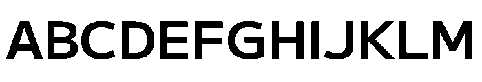 M PLUS U 700 Font UPPERCASE