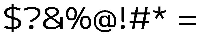 M PLUS U Regular Font OTHER CHARS