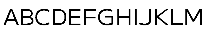 M PLUS U Regular Font UPPERCASE