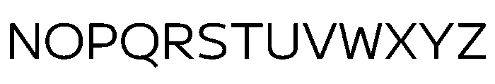 M PLUS U Regular Font UPPERCASE