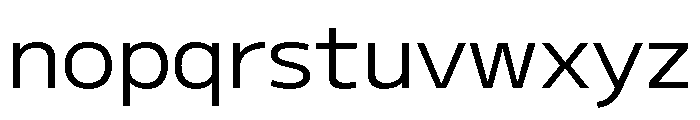 M PLUS U Regular Font LOWERCASE