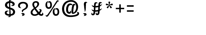 M Curvy PRC Medium Font OTHER CHARS