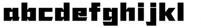 M Stiff Hei PRC Black Font LOWERCASE
