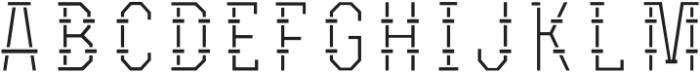 M231-Complete Regular otf (400) Font LOWERCASE