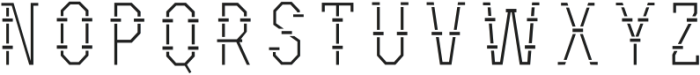 M231-Complete Regular otf (400) Font LOWERCASE