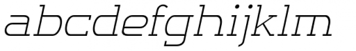 m7 Light Italic Font LOWERCASE