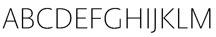 Mae Variable Extra Light Font UPPERCASE