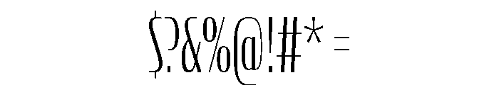 Magari Variable Extra Light Font OTHER CHARS