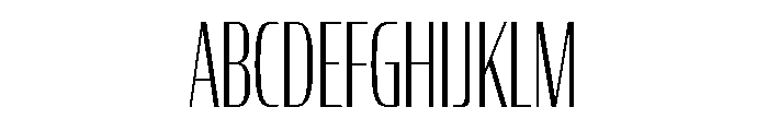 Magari Variable Extra Light Font UPPERCASE