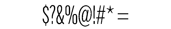 Magno Sans Variable Extra Light Font OTHER CHARS