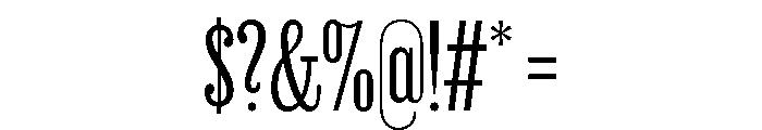 Magno Serif Variable Light Font OTHER CHARS