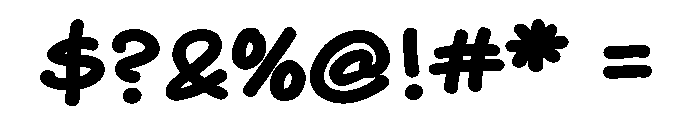 Maku Bold Font OTHER CHARS