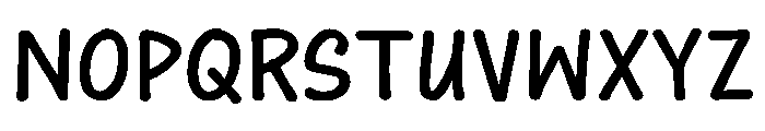 Maku Medium Font UPPERCASE