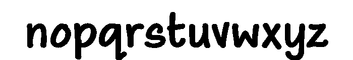Maku Semibold Font LOWERCASE